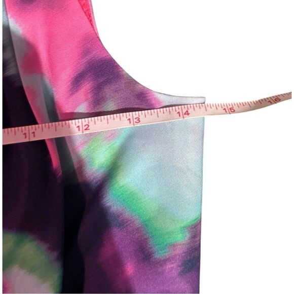 Kate Spade Designer Dress Size 2 Quiet Luxury Watercolor A Line Fit & Flare Flow - Picture 5 of 11